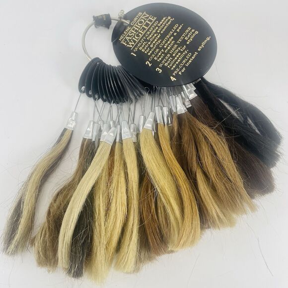Helene Curtis Professional Wig Shade Selector Hair Tint 34 Swatch Ring VTG 1960s - Picture 1 of 10